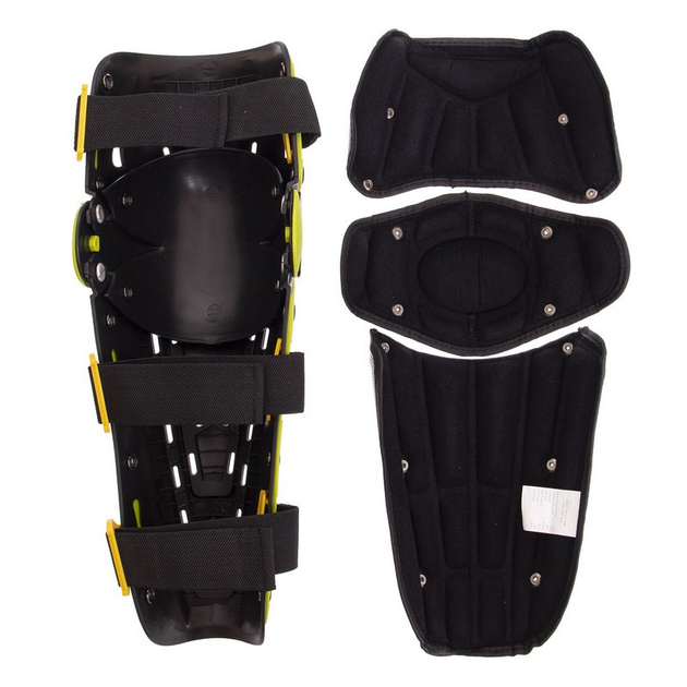 Мотозащита (колено, голень) Alpinestars MS-4821 2шт черный-салатовый ...