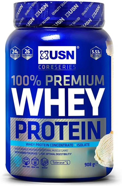 Протеїн USN 100% Premium Whey 908 г (4384303649) - Фото 1 Протеїн USN 100% Premium Whey 908 г (4384303649) - зображення 1