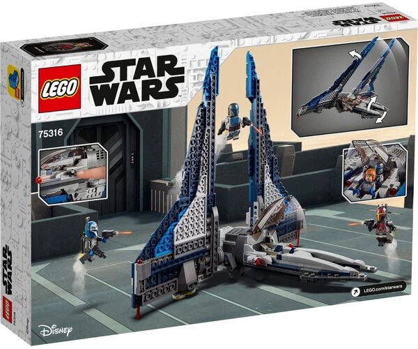 Конструктор LEGO Star Wars Мандалорский истребитель (75316) - изображение 10