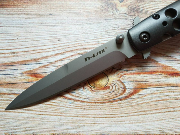 Кишеньковий ніж Cold Steel Ti-Lite 4" S35VN Aluminium (1260.14.20) - зображення 2