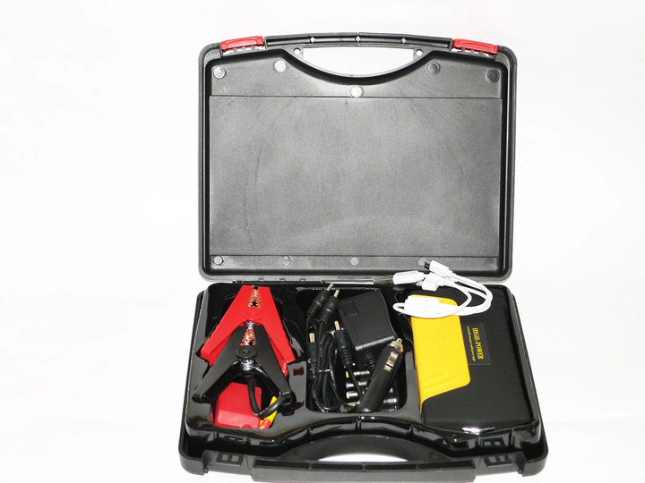 Пускозарядное устройство повер банк Car jump starter TM15 для машины 16800mAh 2хUSB с фонариком - изображение 4