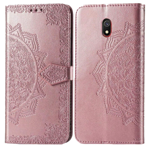 Кожаный чехол-книжка Art Case с визитницей для Xiaomi Redmi 8a Розовый Без бренда - Фото 1 Кожаный чехол-книжка Art Case с визитницей для Xiaomi Redmi 8a Розовый Без бренда - изображение 1