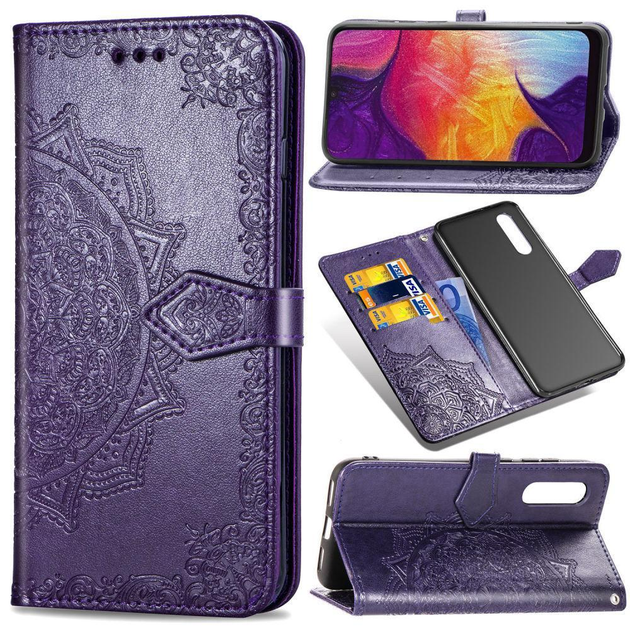 Чехол Vintage для Samsung A50 2019 / A505F книжка кожа PU с визитницей ...