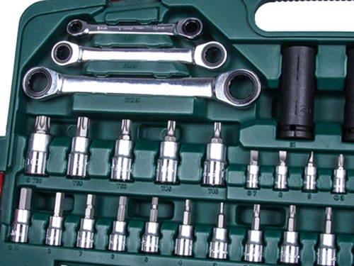 Набір інструменту 163 предмета 1/4" 3/8" 1/2" Hans ТК-163 - зображення 3