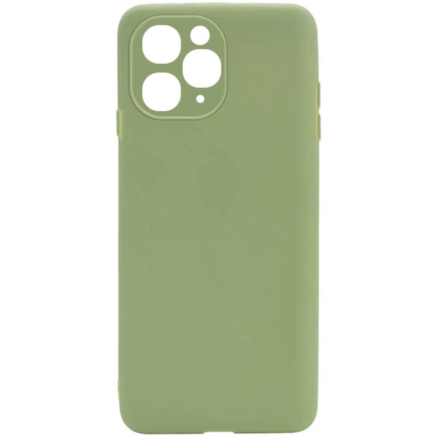 Силіконовий чохол Candy Full Camera для Apple iPhone 11 Pro Max (6.5") Фісташковий Без бренду - Фото 1 Силіконовий чохол Candy Full Camera для Apple iPhone 11 Pro Max (6.5") Фісташковий Без бренду - зображення 1