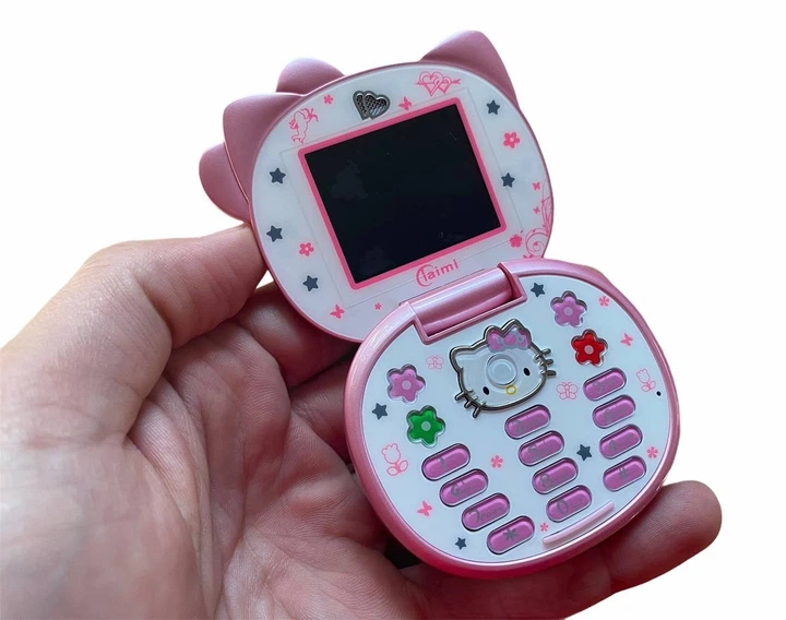 Детский Мини Мобильный Телефон Aiek HELLO KITTY розовый - изображение 10