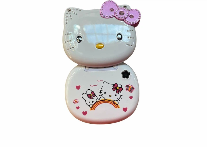 Дитячий Міні Мобільний Телефон Aiek HELLO KITTY White - зображення 9