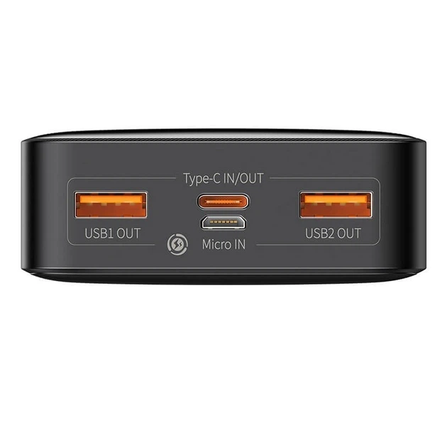 Повербанк Baseus Bipow 20000mAh |2USB/1Type-C, PD/QC, 20W, 3A| - зображення 4