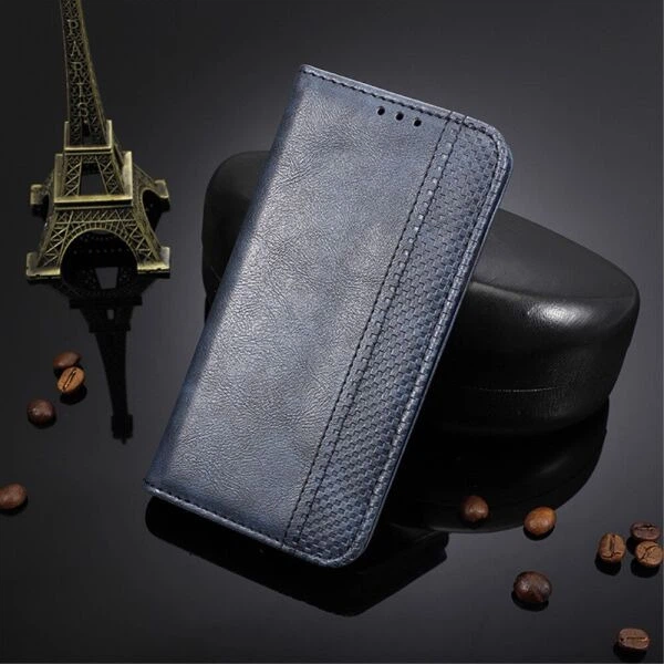 Чехол-книжка Deexe Retro Style для Samsung Galaxy M32 (M325) - Blue - изображение 8