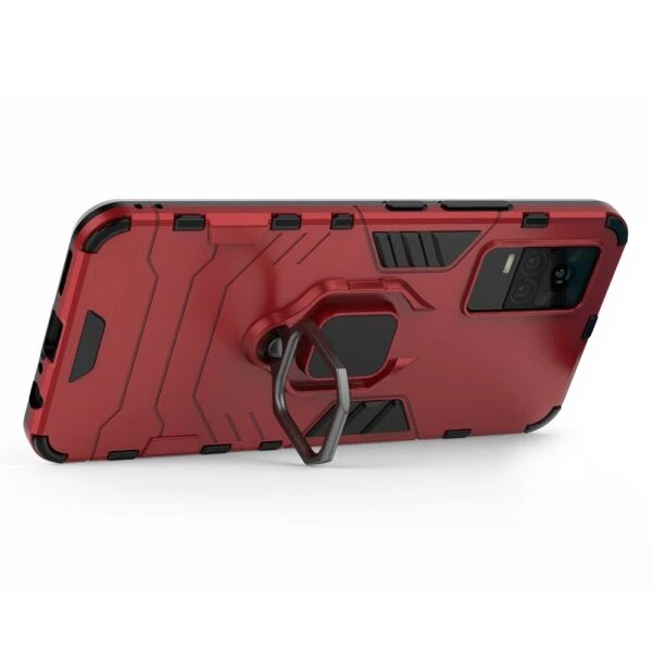 Защитный чехол Deexe Hybrid Case для VIVO V21e - Red - Фото 3 Защитный чехол Deexe Hybrid Case для VIVO V21e - Red - изображение 3