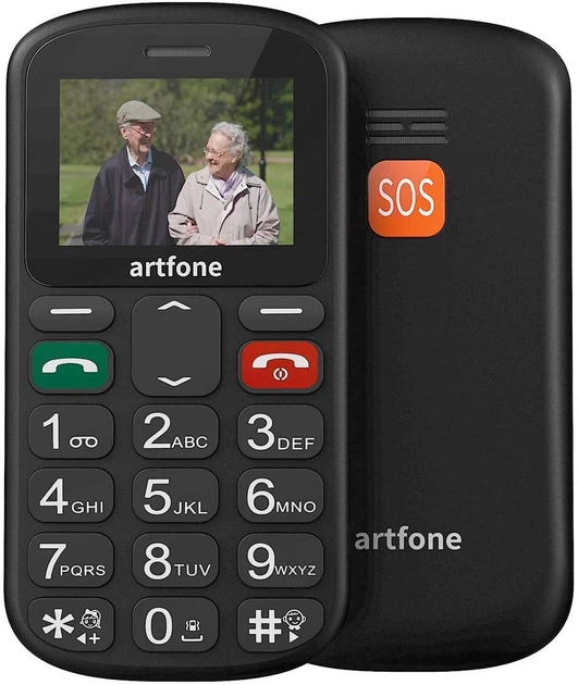 Мобільний телефон Artfone CS181 з кнопкою SOS - зображення 2