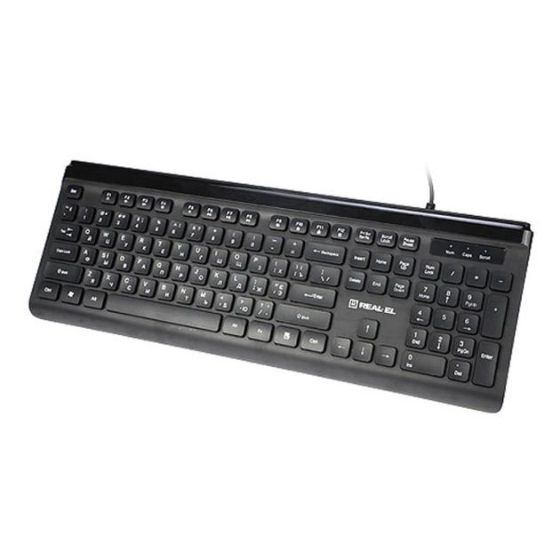 Клавіатура REAL-EL 7085 Comfort Black - изображение 2
