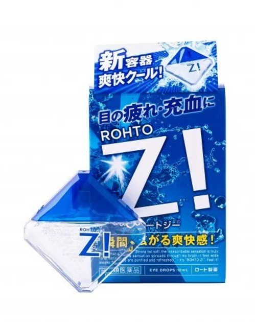 Капли для глаз японские с витаминами Rohto Z! 12 мл (N0288) - изображение 1