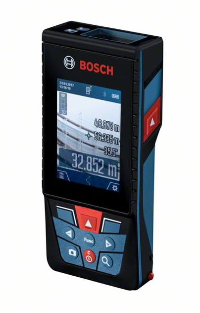 Лазерный дальномер Bosch GLM 120 C Professional + BT 150 - зображення 1