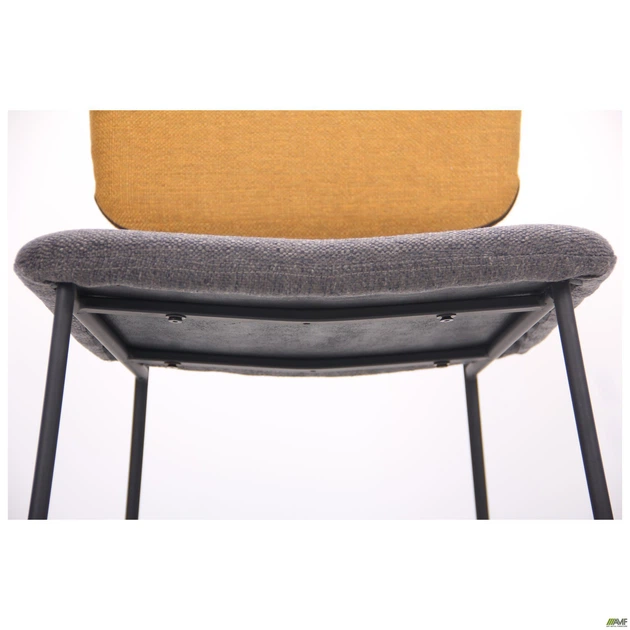 Стілець Alphabet G black/yellow gray 860*490*590 Сталь/Текстиль, колір чорний/жовтий AMF - зображення 5