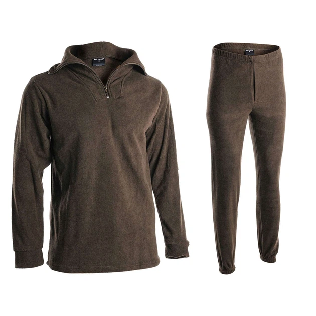 Термобелье Костюм флисовый с молнией THERMOFLEECE UNDERWEAR WITH ZIPPER Оливковое 3XL - Фото 1 Термобелье Костюм флисовый с молнией THERMOFLEECE UNDERWEAR WITH ZIPPER Оливковое 3XL - изображение 1