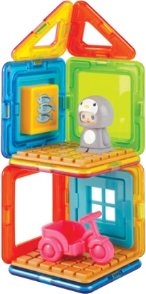 Klocki magnetyczne Magformers Domek pingwina 20 elementów (730658050187) - obraz 4