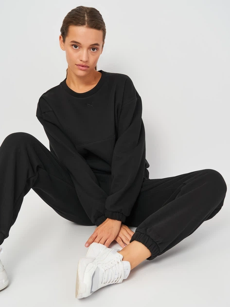 Спортивный костюм женский Puma Loungewear Suit 84585501 S Puma Black (4063699229097) - Фото 6 Спортивный костюм женский Puma Loungewear Suit 84585501 S Puma Black (4063699229097) - изображение 6