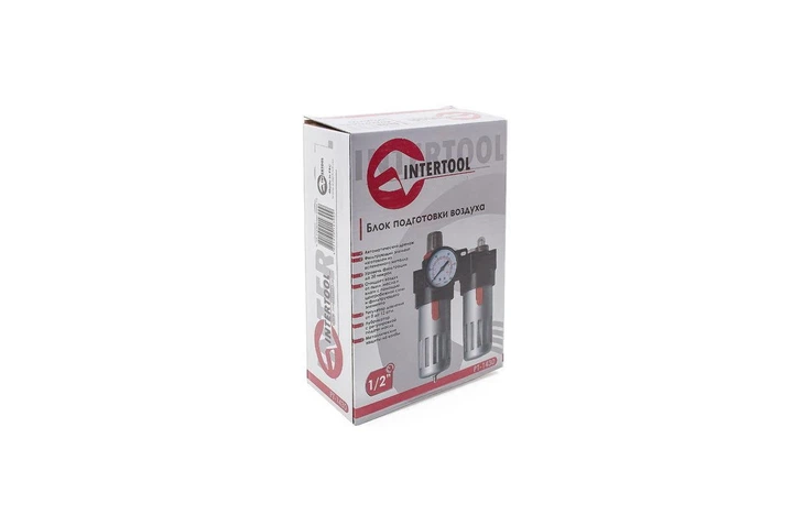Фильтр воздушный с лубрикатором и редуктором Intertool 1/2" (PT-1430) - изображение 6