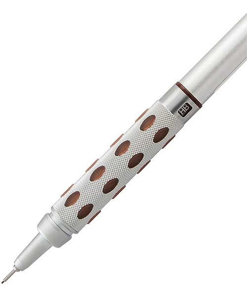 Механічний олівець Pentel GraphGear 1000 0,3 мм металевий - изображение 4