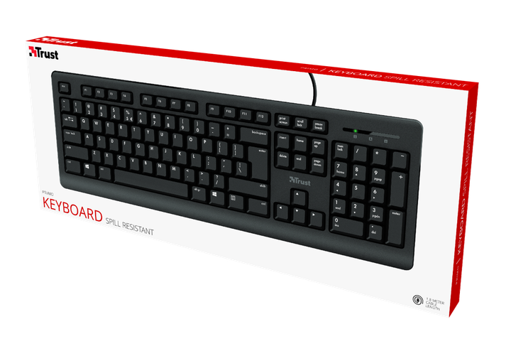 Klawiatura przewodowa Trust Primo Keyboard USB (TR24147) - obraz 10