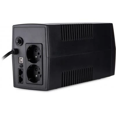 Устройство бесперебойного питания Vinga LED 600VA plastic case with USB (VPE-600PU) - изображение 4