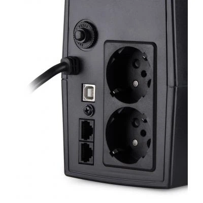 Устройство бесперебойного питания Vinga LED 600VA plastic case with USB (VPE-600PU) - изображение 8