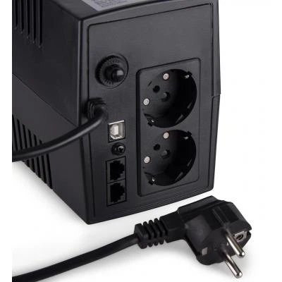 Устройство бесперебойного питания Vinga LED 600VA plastic case with USB (VPE-600PU) - изображение 10