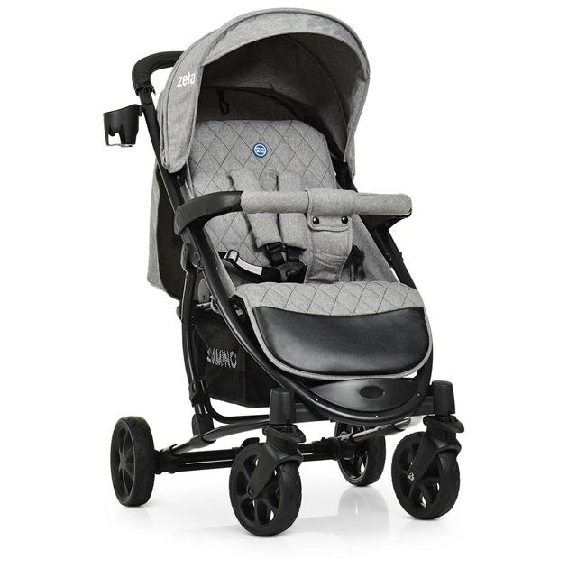 Прогулянкова коляска EL Camino Zeta New Denim Silver (ME 1011L) - Фото 1 Прогулянкова коляска EL Camino Zeta New Denim Silver (ME 1011L) - зображення 1