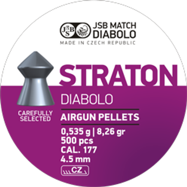 Кулі для пневматичної зброї JSB Diabolo Straton - зображення 1