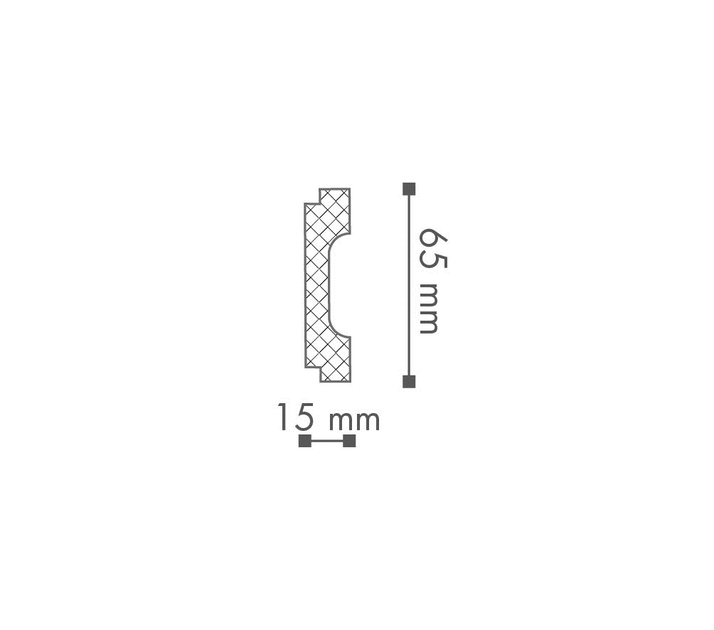 Молдинг NMC Wallstyl WD1 (65x15)мм - изображение 2