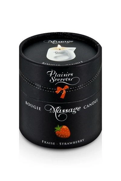 Масажна свічка Plaisirs Secrets Strawberry (80 мл) - изображение 3