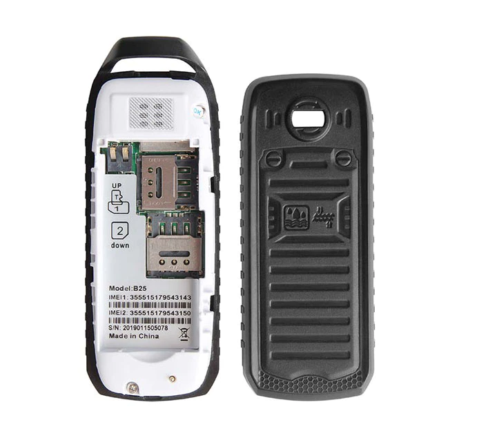 Мини мобильный телефон GTStar CAT B25 2 Sim черный - изображение 3