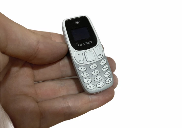 Міні мобільний маленький телефон L8Star BM10 2Sim сірий - зображення 2