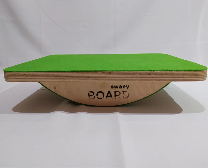 Балансир SwaeyBoard 50х35х10 см зелений балансборд - зображення 3