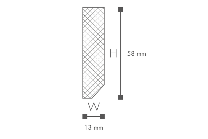 Молдинг NMC Wallstyl FT2 (58х13)мм - Фото 2 Молдинг NMC Wallstyl FT2 (58х13)мм - изображение 2