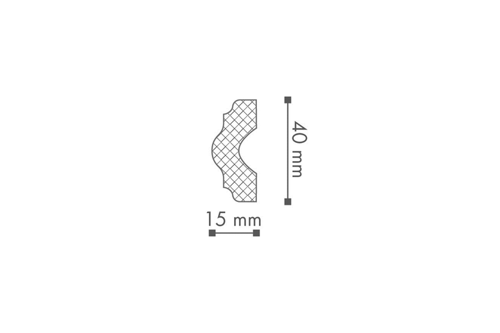 Молдинг NMC Wallstyl WL3 (40x15)мм - Фото 2 Молдинг NMC Wallstyl WL3 (40x15)мм - изображение 2
