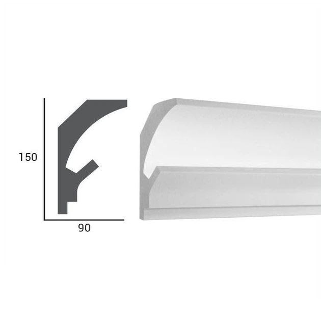 Карниз Tesori KD202 (150x90)мм - изображение 3