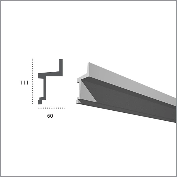 Карниз Tesori KF705 (111x60)мм - изображение 2