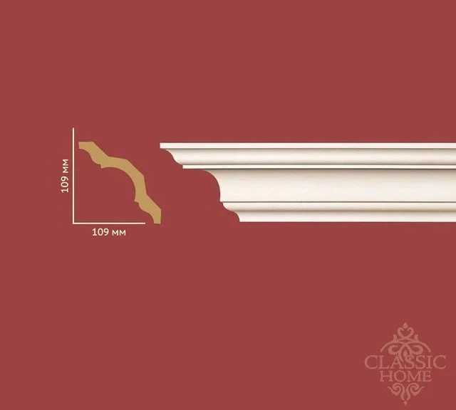 Карниз Classic Home HM-23109 (109x109)мм - Фото 1 Карниз Classic Home HM-23109 (109x109)мм - изображение 1