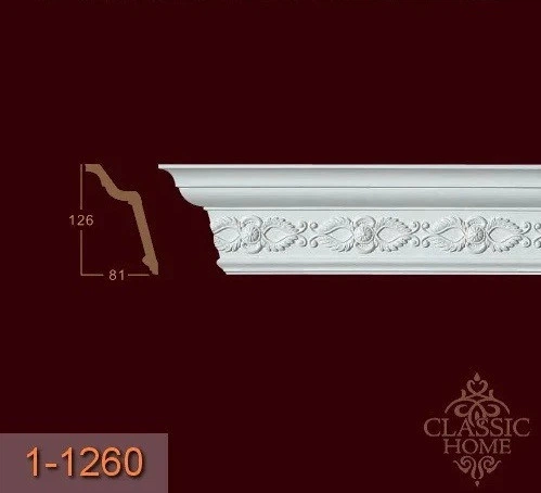 Карниз 1-1260 Classic Home (126x81)мм - Фото 1 Карниз 1-1260 Classic Home (126x81)мм - изображение 1