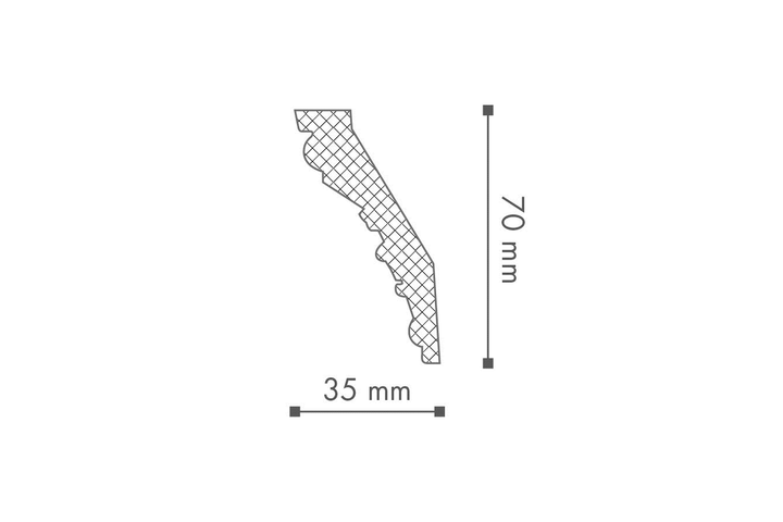 Карниз NMC Allegro AL4 (70x35)мм - изображение 2