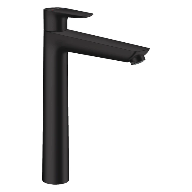 Кран для раковины с высоким изливом HANSGROHE TALIS E черный латунь с донным клапаном 71716670 - Фото 1 Кран для раковины с высоким изливом HANSGROHE TALIS E черный латунь с донным клапаном 71716670 - изображение 1