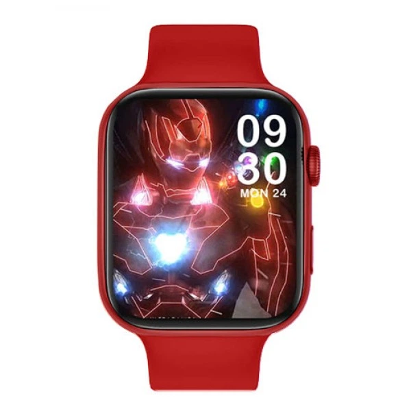 Смарт часы Smart Watch Series 6 M26 PLUS 44mm Aluminium беспроводная зарядка red красный - изображение 3