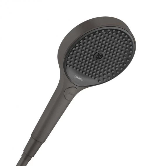 Лійка для душу Hansgrohe Rainfinity (колір - матовий чорний хром), 3 види струменя (26864340) - зображення 4