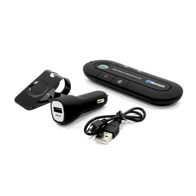 Громкая связь Lesko Car Kit с встроенным микрофоном для автомобиля свободные руки функция записи Bluetooth - изображение 13