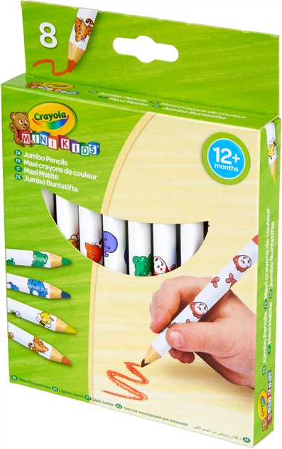Набір кольорових олівців Crayola Mini Kids 8 шт (CR-3678) - зображення 5