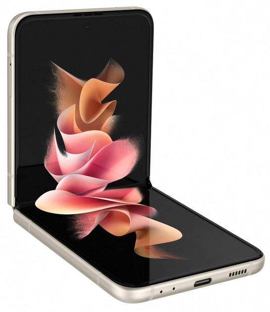 Мобильный телефон Samsung Galaxy Flip3 8/256GB Cream (SM-F711BZEESEK/SM-F711BZEFSEK) - изображение 1
