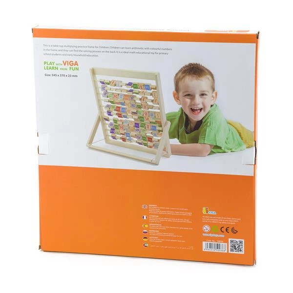 Деревянная игра Viga Toys Изучаем умножение (50036) - Фото 3 Деревянная игра Viga Toys Изучаем умножение (50036) - изображение 3