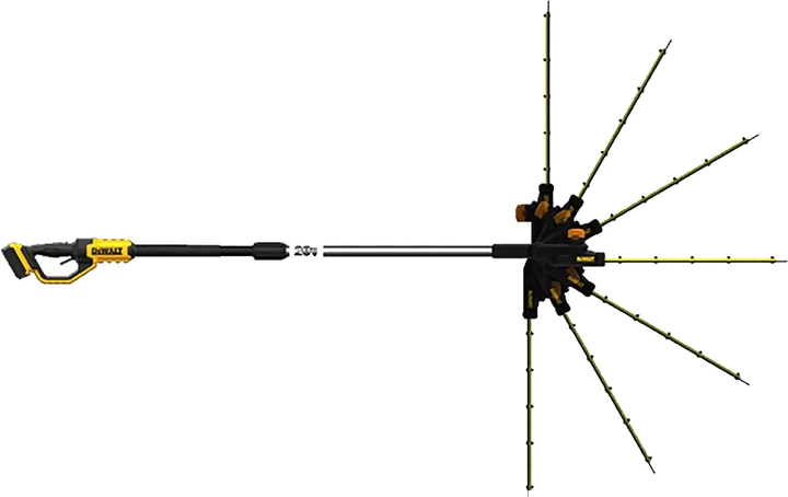 Akumulatorowe nożyce do żywopłotu DeWalt DCMPH566N (DCMPH566N-XJ) - obraz 3